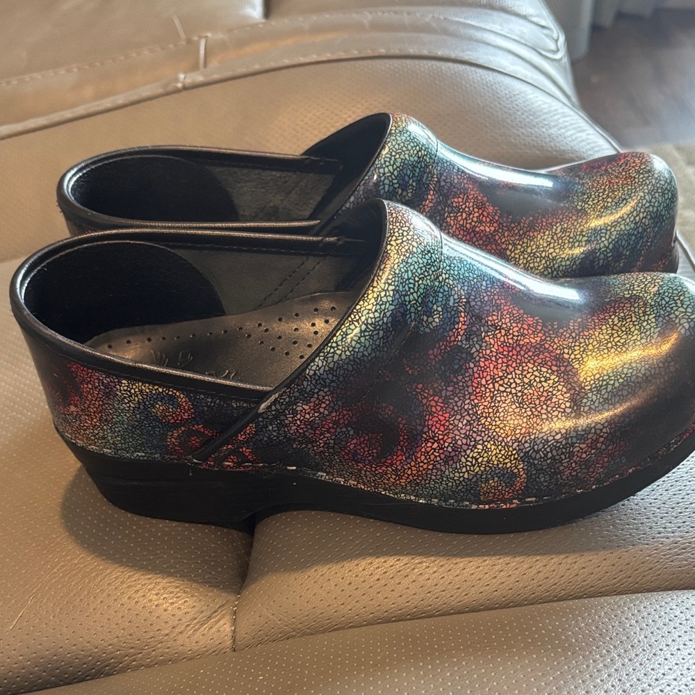 Dansko Multicolor Patterned Mules - image 4
